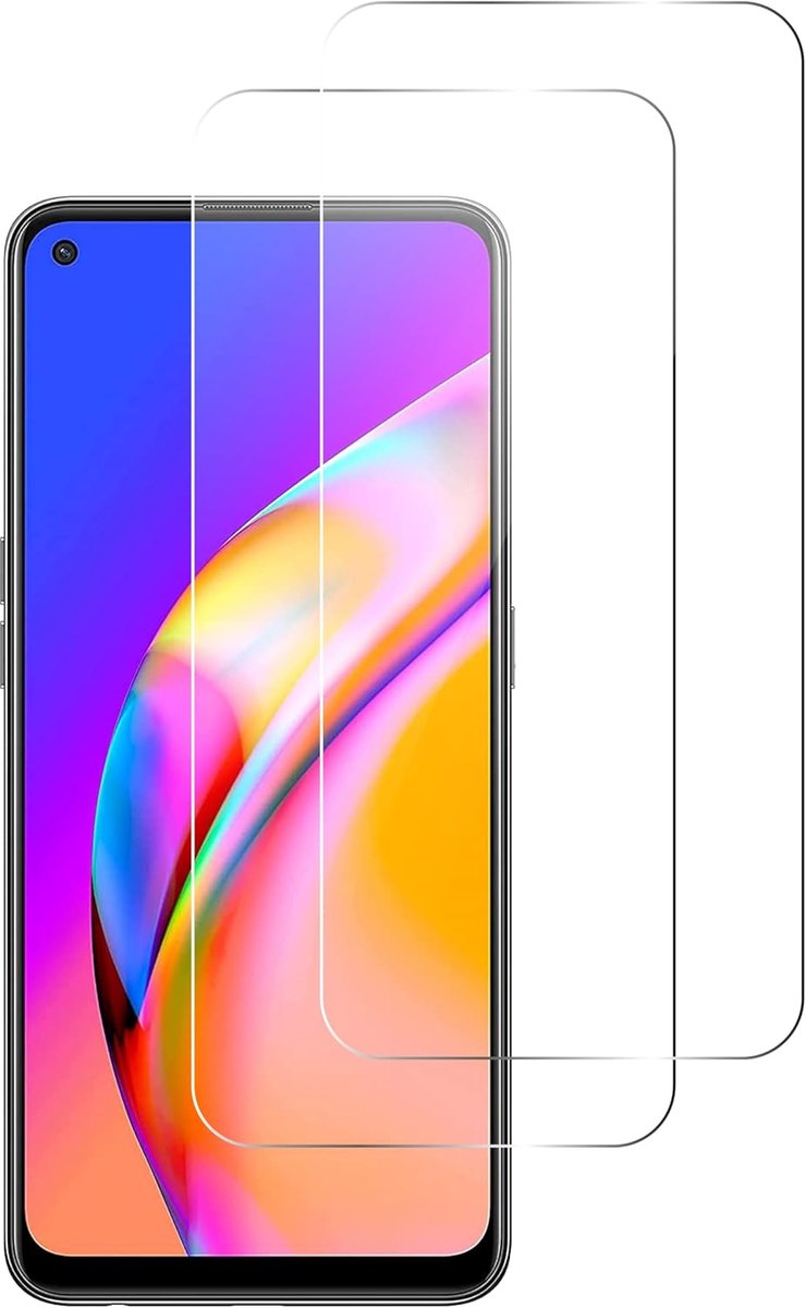 Protector voor OPPO Reno 6 5G [2 Stuks] gehard glas displaybeschermfolie schermbeschermer