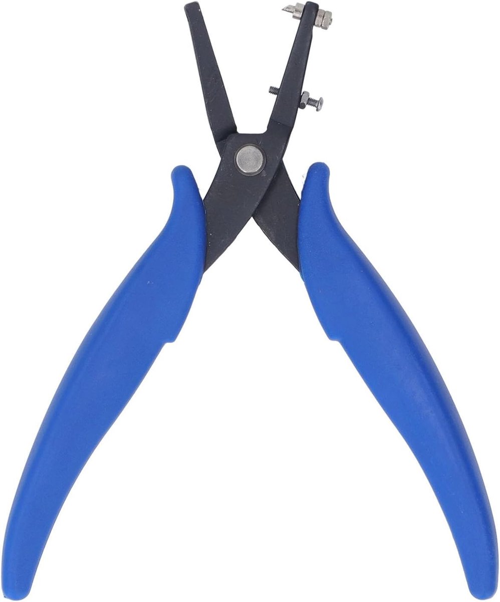 Gatentang, 1,6 Mm Diameter Kleine Ronde Gatentang met Ergonomische PVC-handgrepen Duurzaam Gereedschap voor Het Maken van Sieraden van Hoge Snelheid Staal voor Metaal