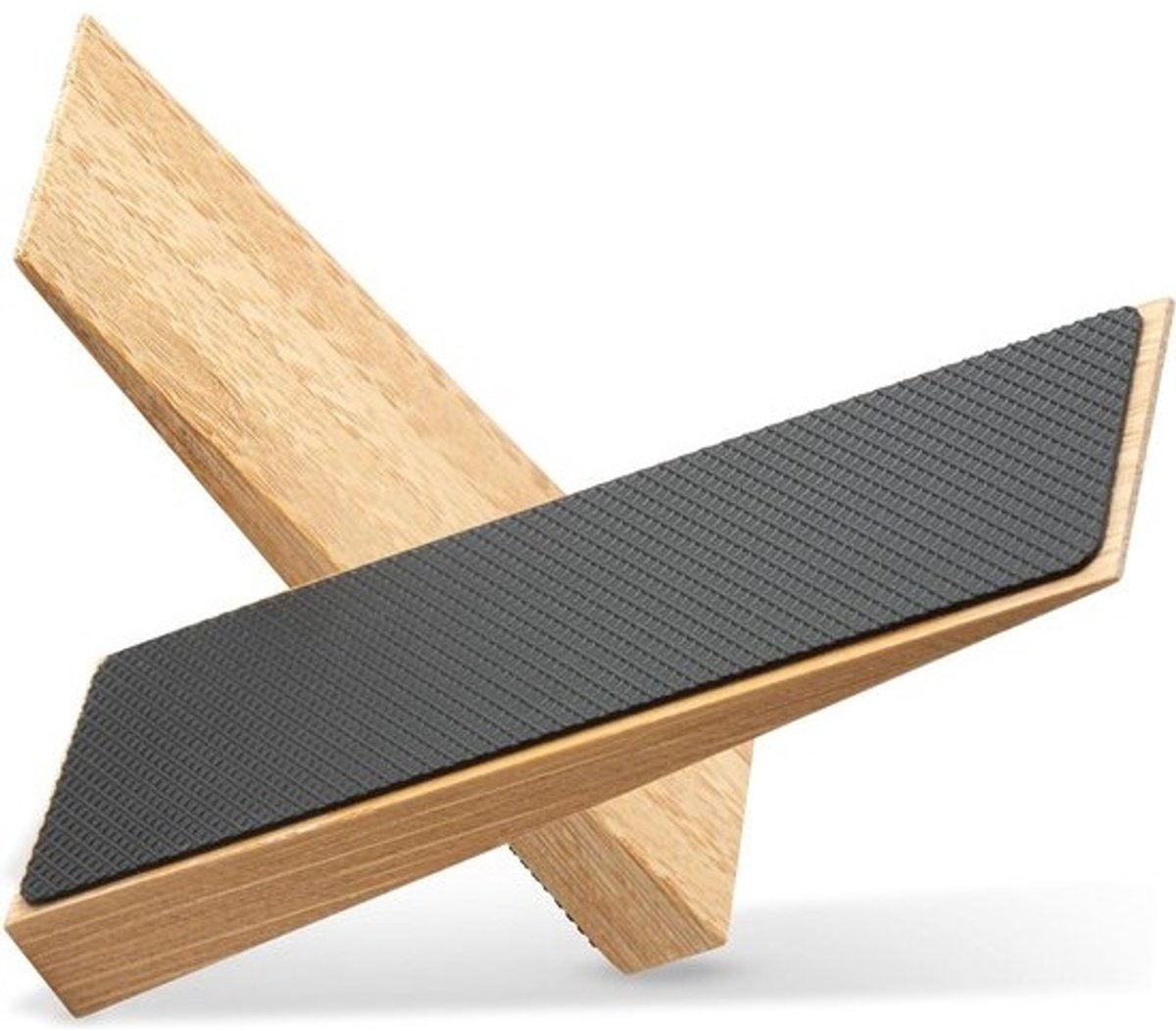 Deurstopper Antislip 2er Set Houten Deurwig met Rubber - Geschikt voor alle Vloeren en Deuren - Duurzaam Design - Deurgels voor een Veilige en Stabiele Grip - Bamboe