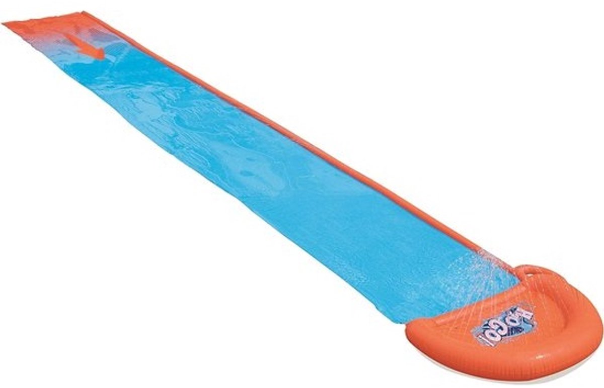 H2oGo Single waterglijbaan 549 cm met Snelle Levering - Opblaasbare Glijbaan