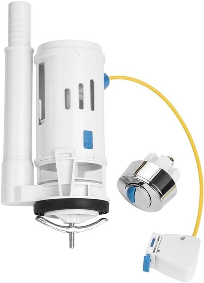 Toilet Afvoerventiel met Dubbele Spoelknop voor Waterreservoir - Efficiënte Toilet Spoelkleppen en Onderdeel voor Sanitair