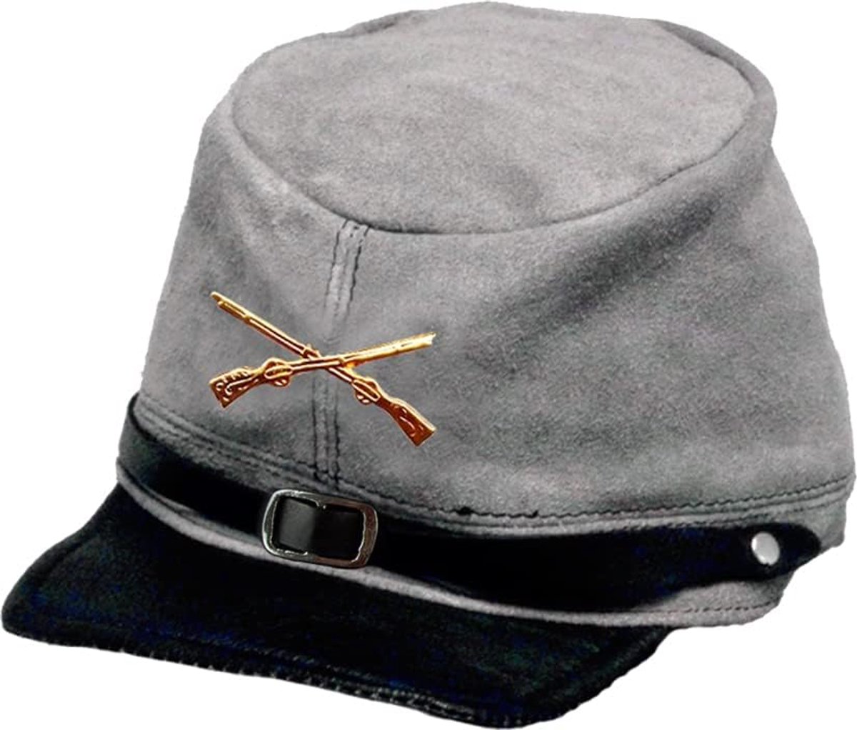 Western, biker, leren pet, zuidelijke staten - Running Bear cap, muts, USA, grijs, wild, westlijn, dans, kleding, grijs