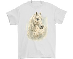 Paard Shirt – Appaloosa met Witte Vacht en Bruine Vlekken – Dieren Outfit – Unisex T-Shirt voor Dames & Heren – Origineel Cadeau