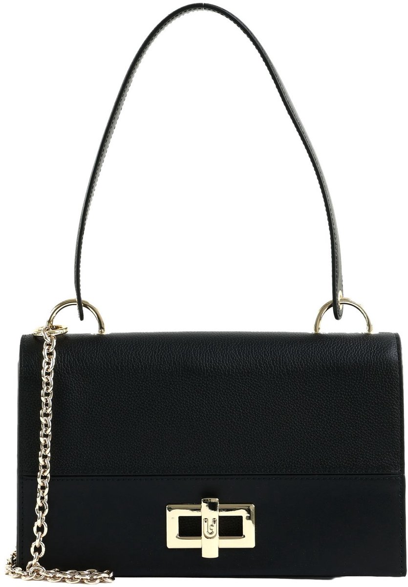 FURLA Leren handtas schoudertas Amelia Crossbody Bag Nero zwart