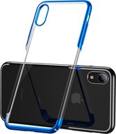 Hardcase - Iphone XR Hoesje - Blauwe omranding - Baseus