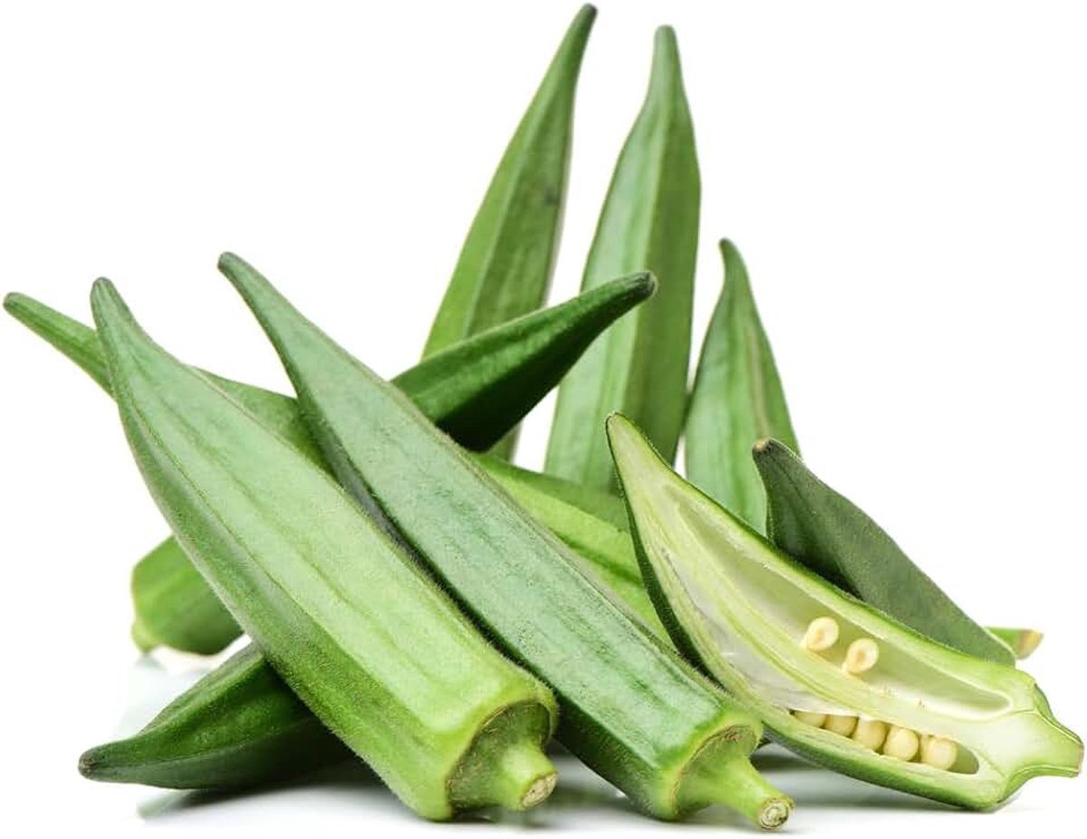 50 zaden okra groente abelmuskus esculentus