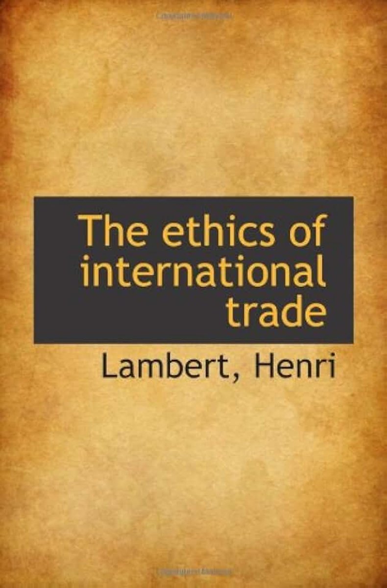 Ethics of international trade