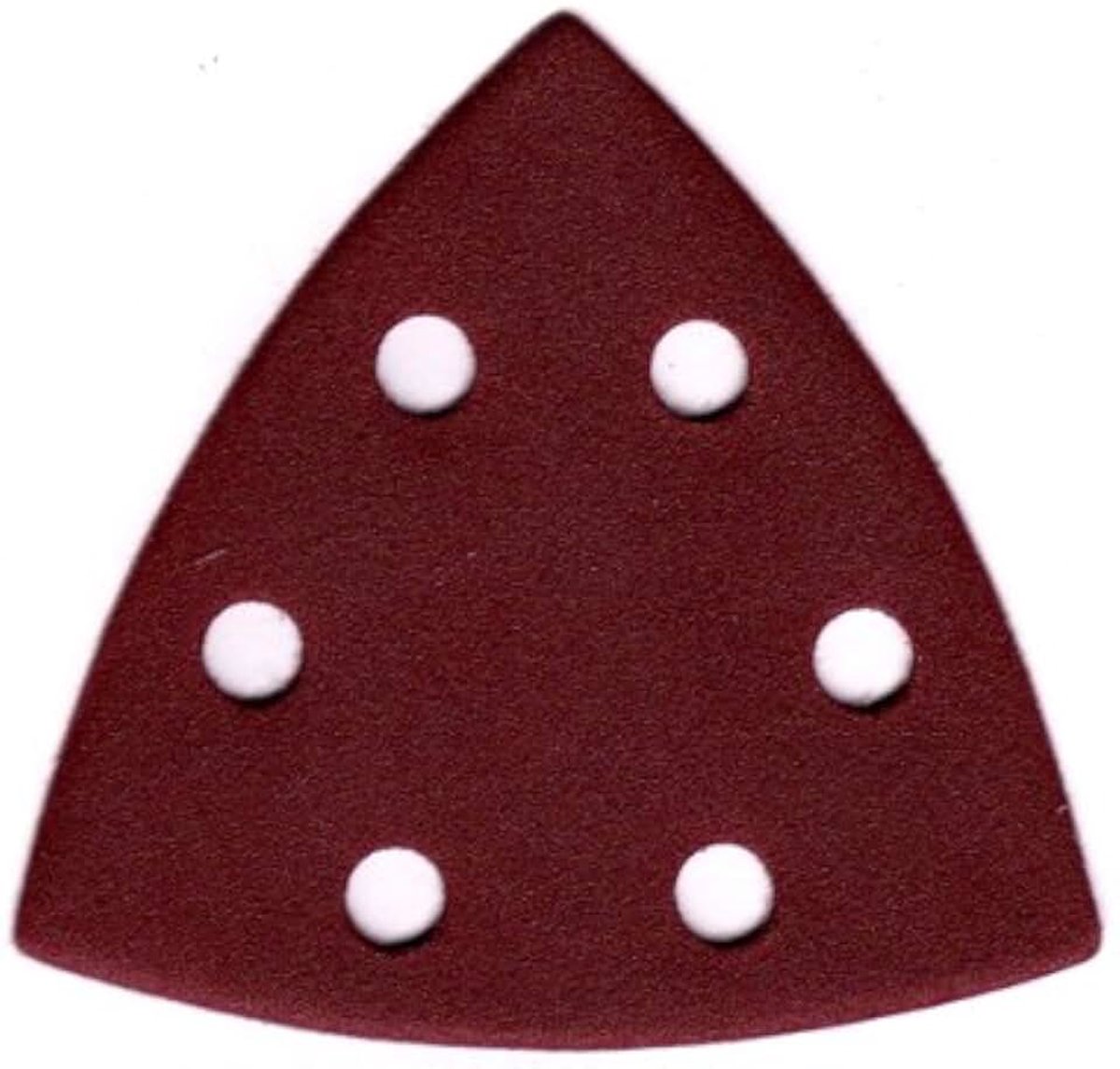Pack van 100 schuurpapier schuurdriehoek 94 x 94 mm 6 gaten korrel = 40-180 deltaschuurmachine (pak van 100 schuurpapier 94x94mm K = 100)