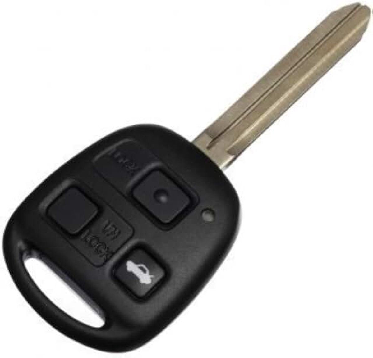 Vouwsleutel Compatibel met Toyota Camry Land Cruiser avensis 4runner Avalon celica Corolla 3 Knoppen Afstandsbediening Case