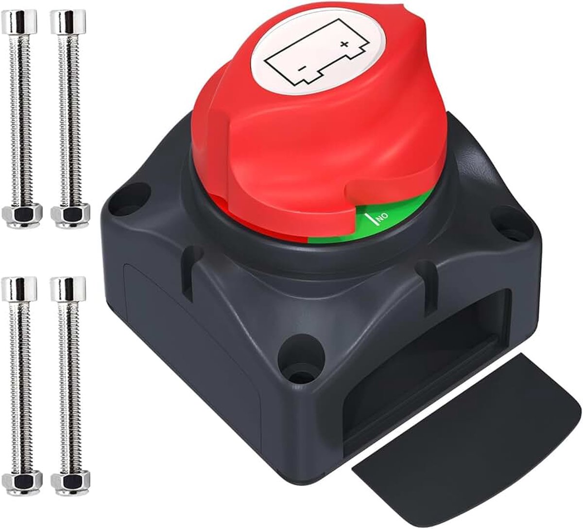 Batterijstroomonderbreker Auto 12V 24V 48V, Batterij Circuit Geschakeld, Stroomonderbreker, Batterij Afschakelknop, voor Auto, Motor, Vrachtwagen, Camper, Boot, Tractor