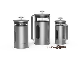 LEO Koffie- en theepers 0,60L - Metaal -
