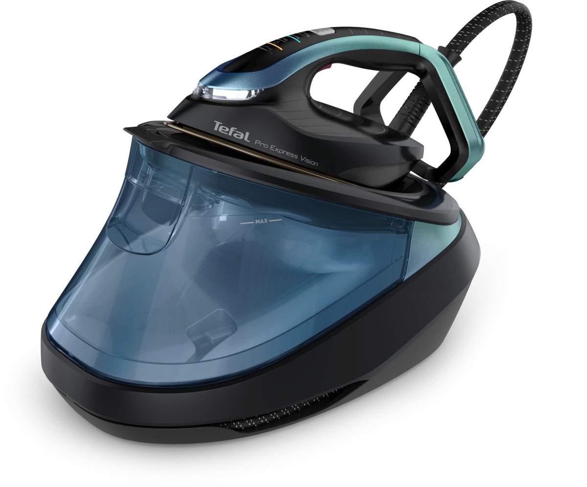 Bol.com Tefal Pro Express Vision GV9822 - Stoomgenerator - 9 Bar - 180 g/min Stoomafgifte - LED lampje - Anti-Kalk aanbieding