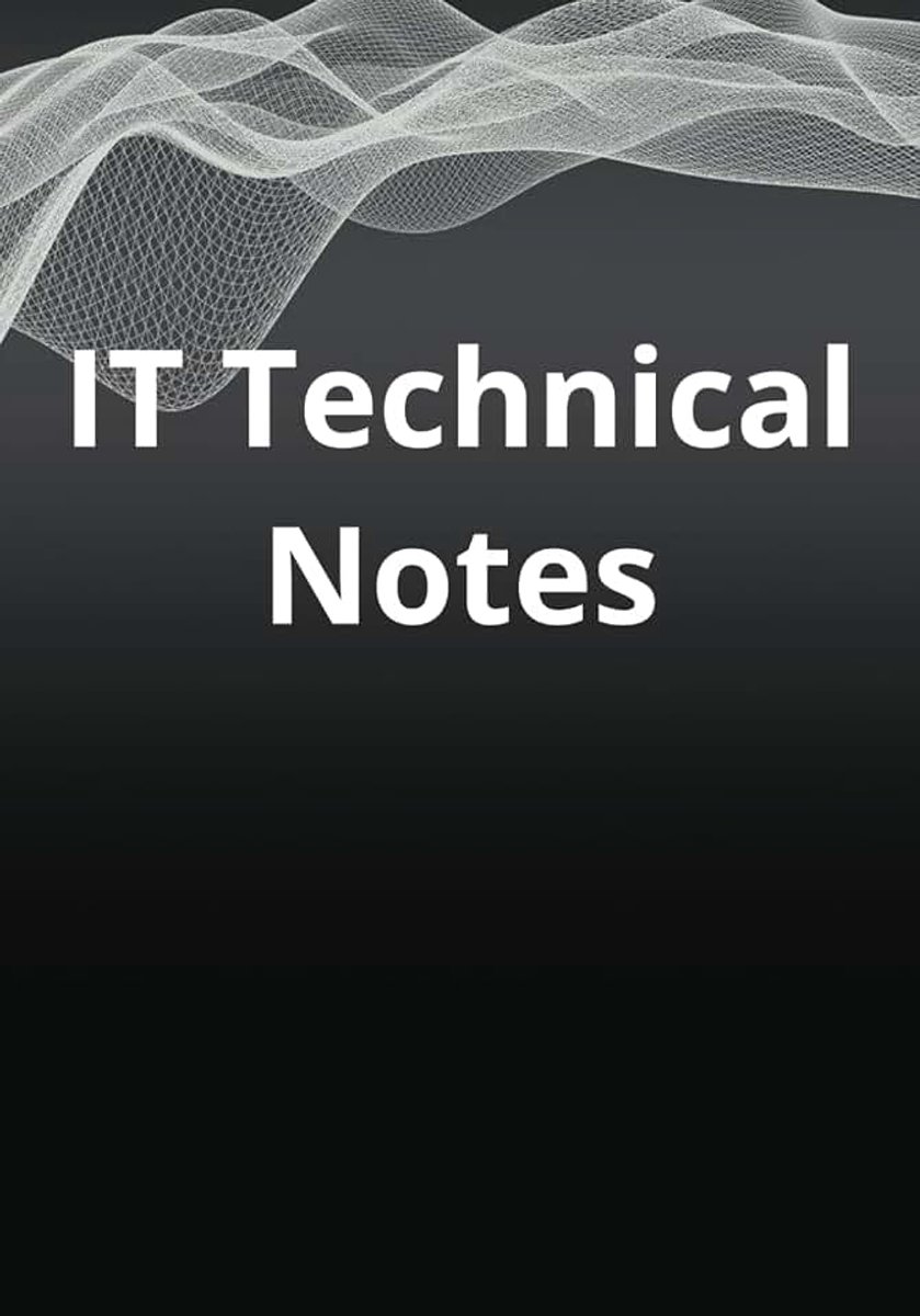 Technical Notebook: IT Notebook | 7x10, 100 pages | Project, Grid, Lined and Combo pages | Great for staying organised, planning and notes for everyday tasks