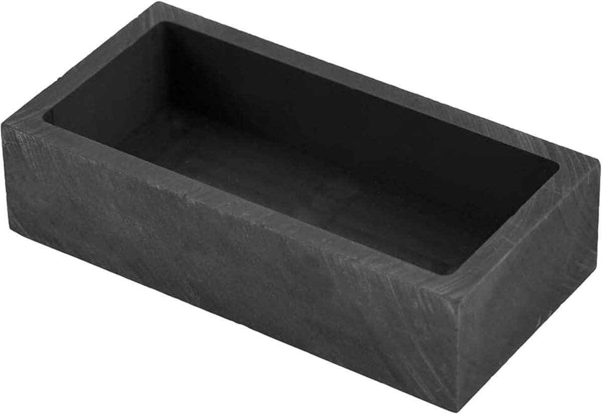 Gietvormen, 1kg Hittebestendig tot 2000 Graden Zeer Zuiver Metaal Gietvormen voor Goud Zilver Koper Aluminium en Messing (Zwart)