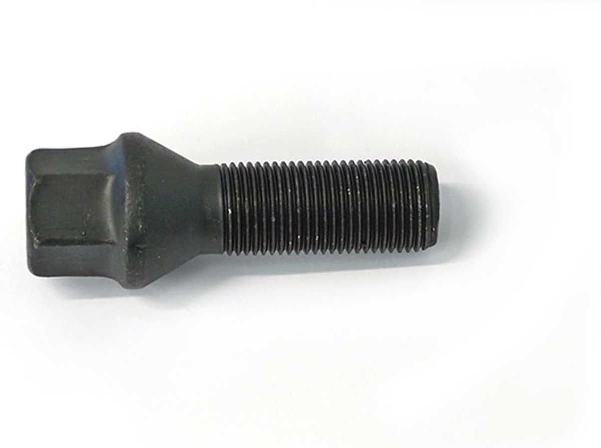 Wielbout konisch M14x1.25 - Lengte 40mm - Zwart