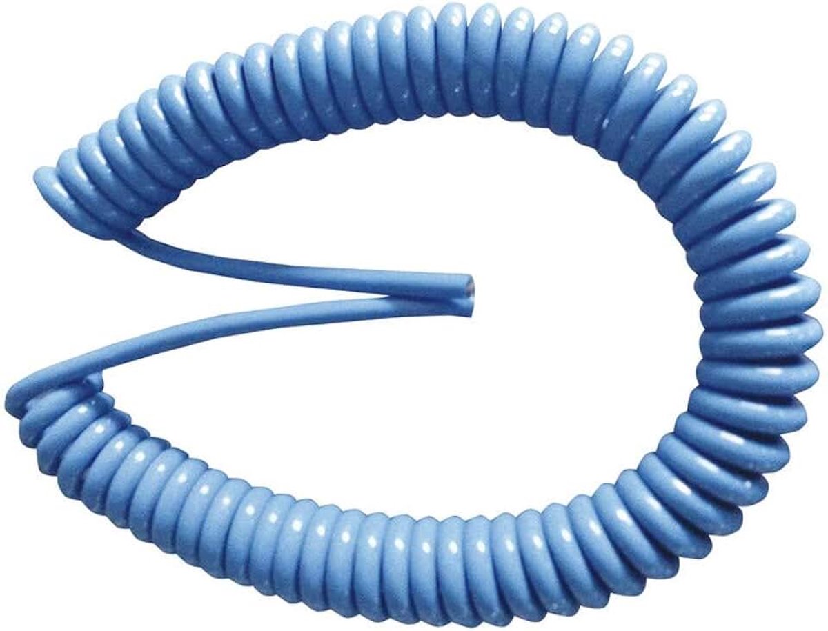 Slangverlenging met een diameter van 3 x 1 mm en een lengte van 5 meter (50 cm gerold). Perfect voor diverse toepassingen en gemakkelijk te hanteren in elk project.