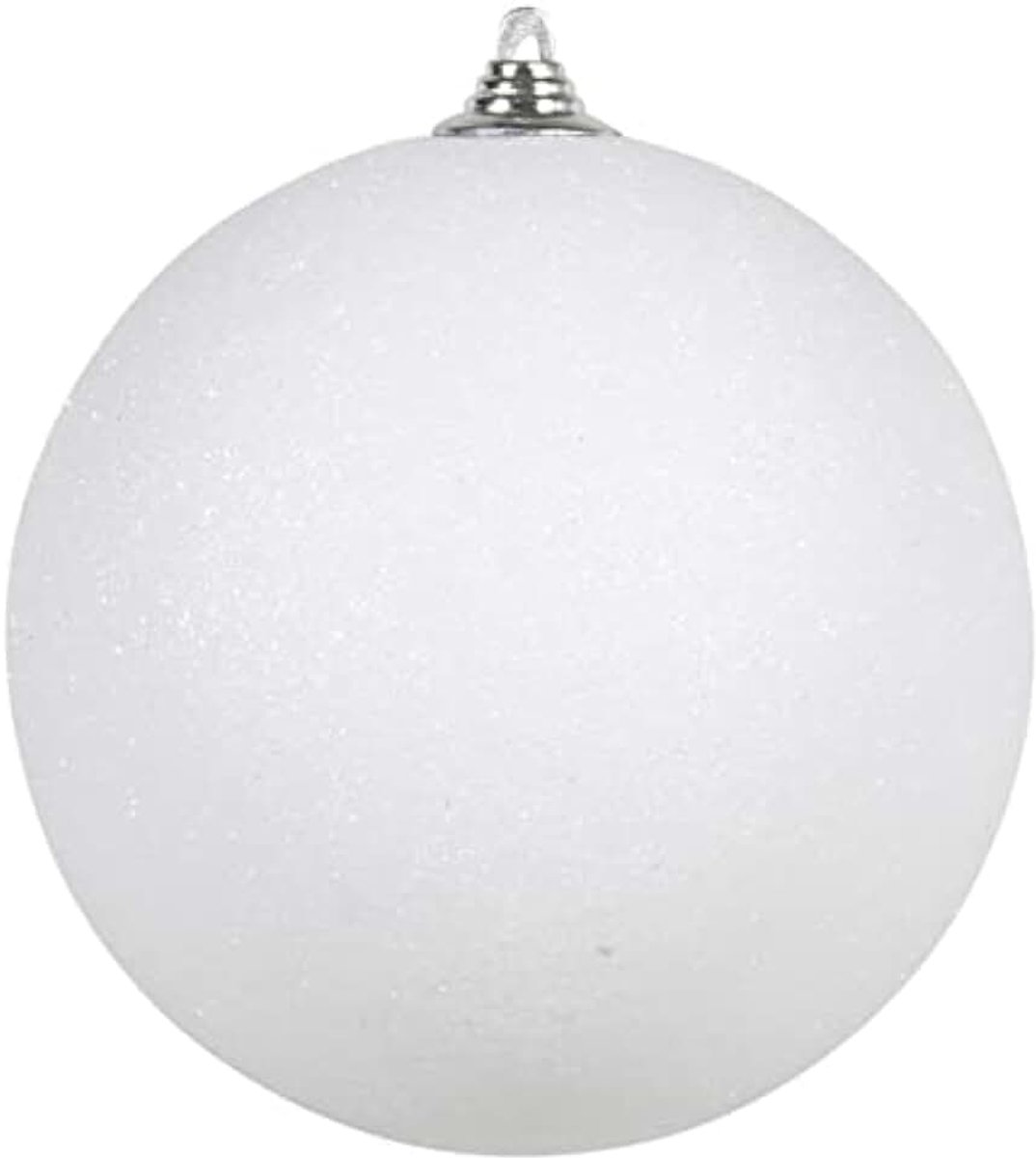 Kerstballen 25 cm - hangdecoratie / boomversiering glitter kerstballen