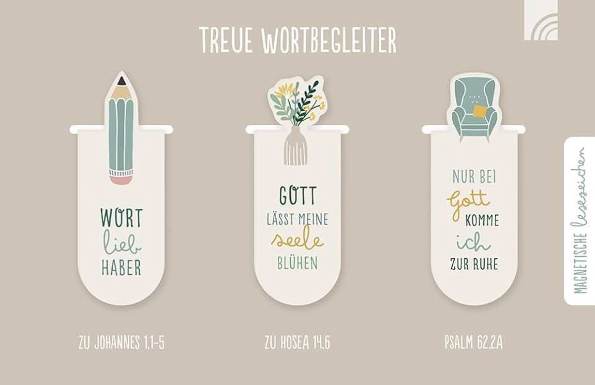 Wortbegleiter: Magnetische Lesezeichen