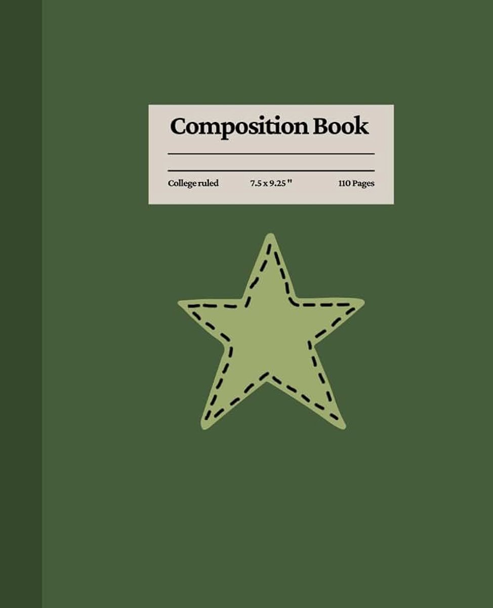 Downtown Girl Aesthetic - Notebook Composition - College Ruled - Downtown Girl Aesthetic School Supplies