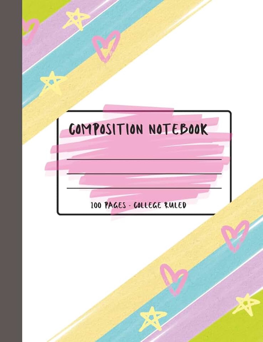 Highlighter Composition Notebook