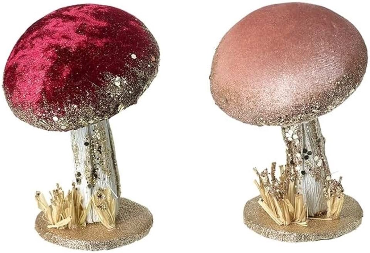 Paddenstoelen Tafelblad Decoraties 8.5cm x 12.5cm