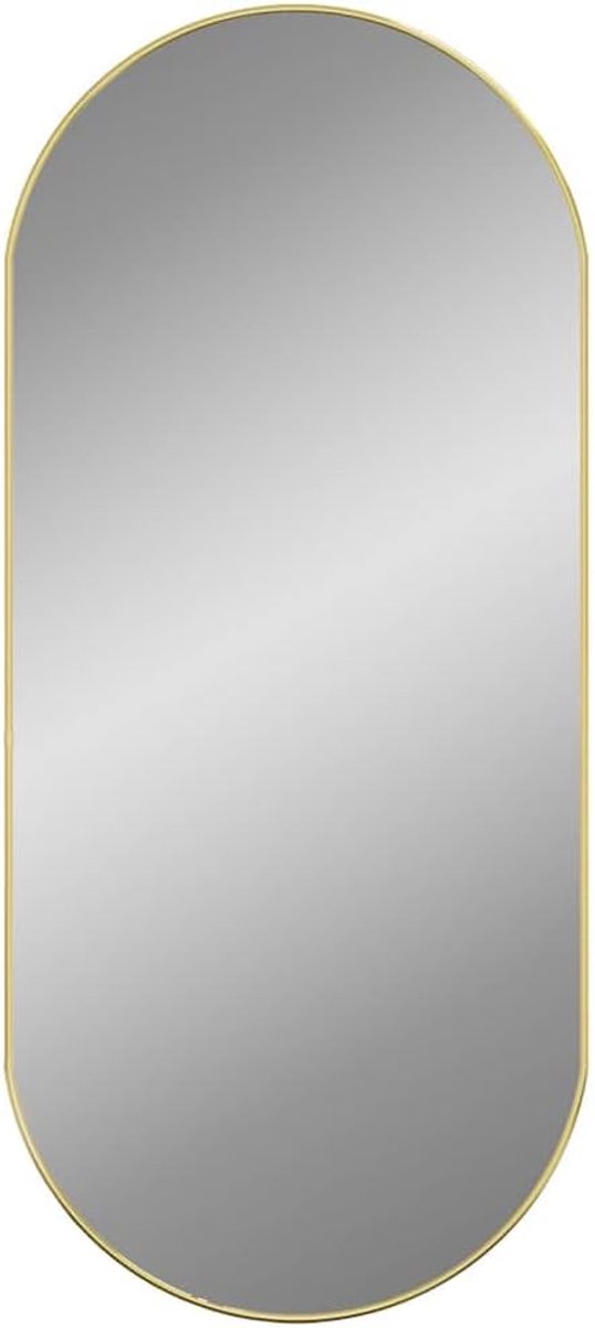 Wandspiegel 100x45 cm goud pvc frame