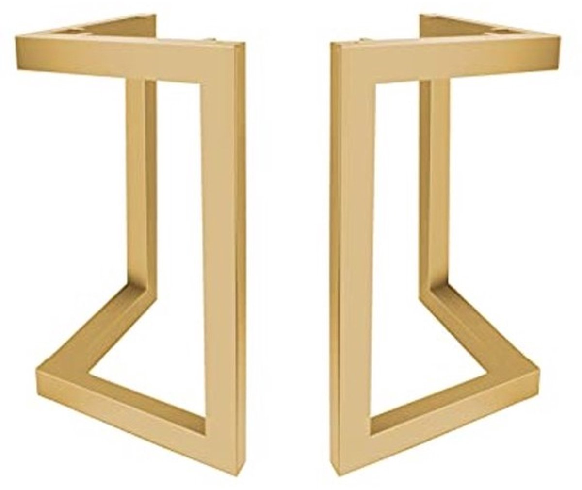 Industriële stalen tafelpoten met V/T-frame - 2 stuks