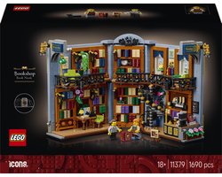 LEGO Icons Boekensteun: Boekhandel Bouwpakket voor Volwassenen en Woondecoratie 11379 Image