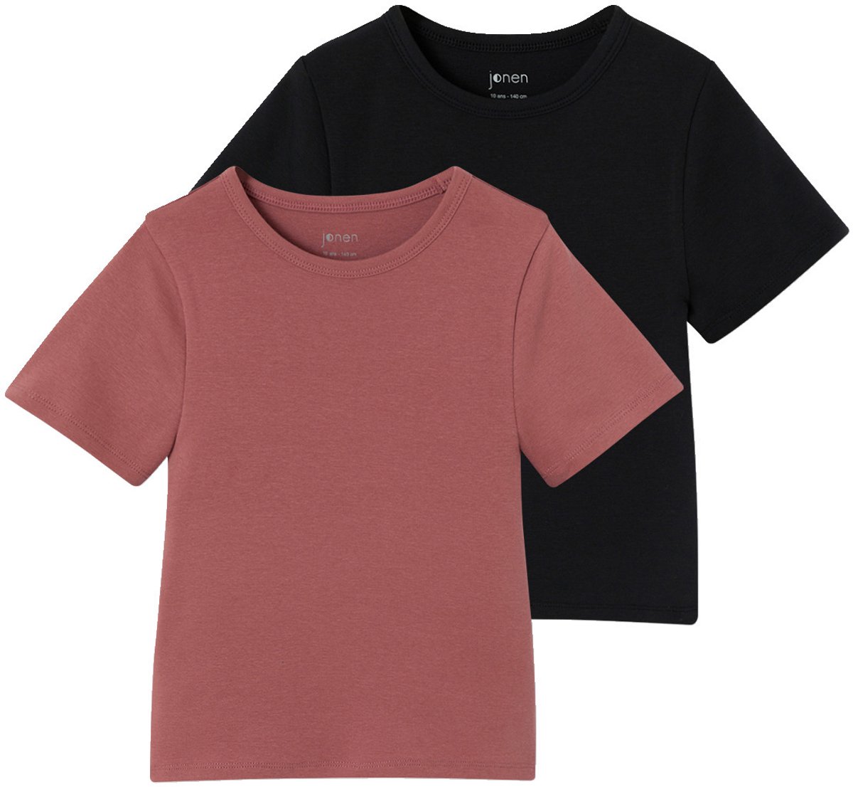 Jonen Set van 2 cropped T-shirts meisje