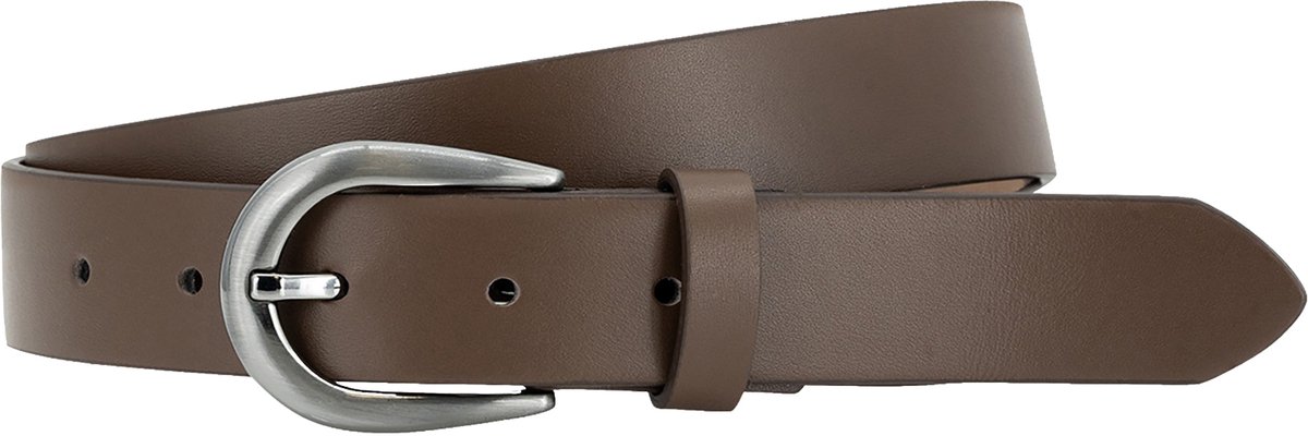 LINDENMANN dames leren riem - bruin