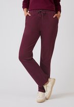 Damart - Geribde instap-loungebroek - Dames - Rood - XXL