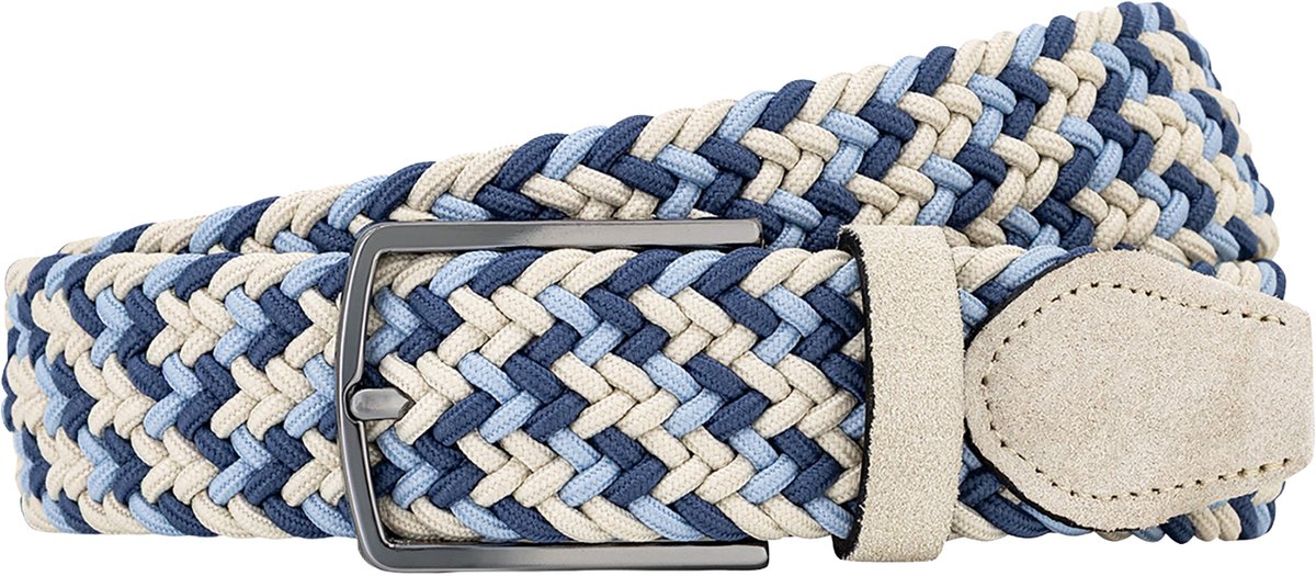 LINDENMANN elastische heren riem - beige