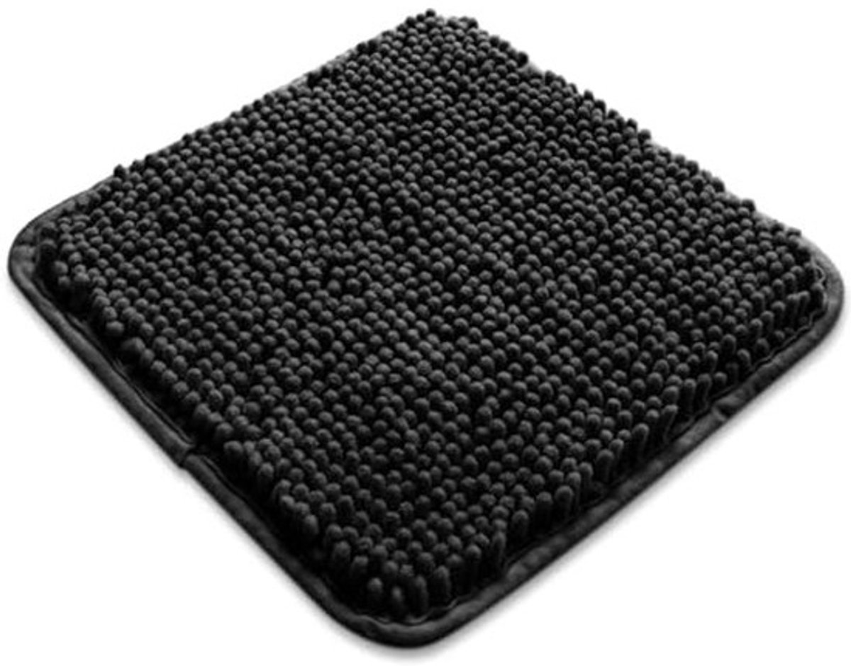 Kleine badkamertapijten 30 x 30 cm - Dikke chenille badmatten | Absorberend en wasbaar antislip tapijt