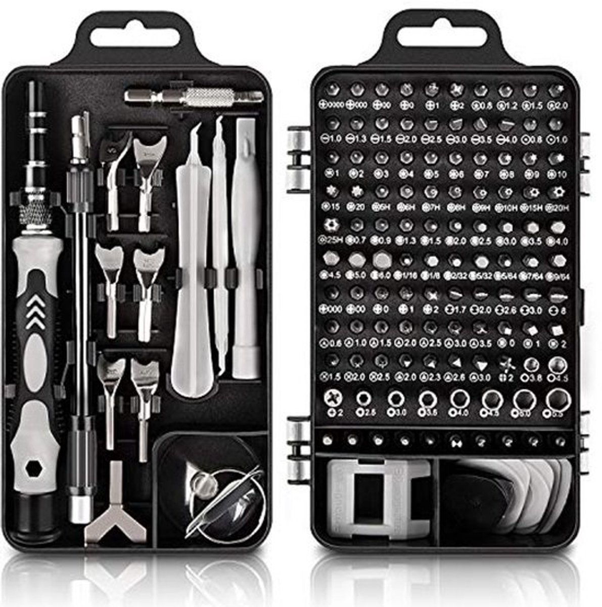 135 in 1 Precisie Schroevendraaier Set - DIY Reparatieset voor Telefoon, Laptop, PC, Horloges en Brillen met Magnetische Geheugenmat