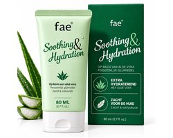 Fae Glijmiddel Waterbasis met Aloë Vera - Lubricant 80ml - Veilig voor Condooms & Sex Speeltjes - Lube - voor de Gevoelige huid