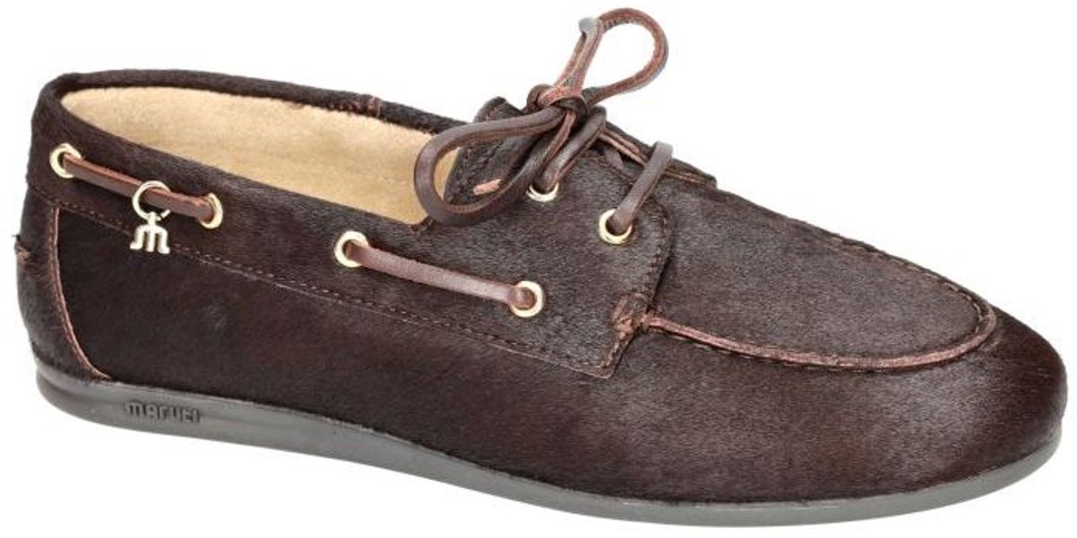 Maruti -Dames - bruin donker - ballerina's & mocassins - maat 42