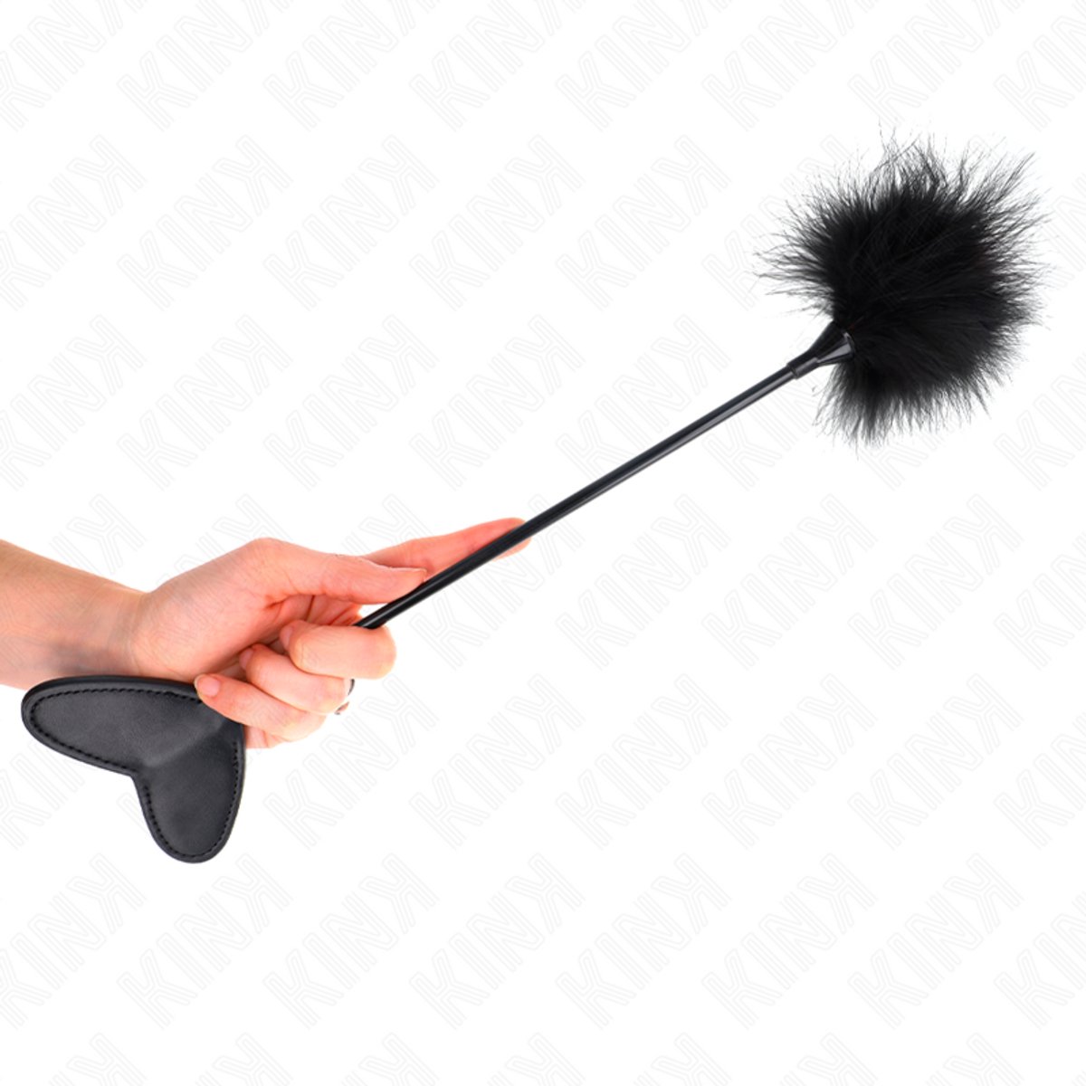 Tickle Feathers met Hart Paddel