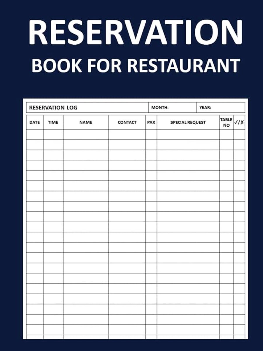 Restaurant: Easily Manage and Record Guest Party Table Reservations