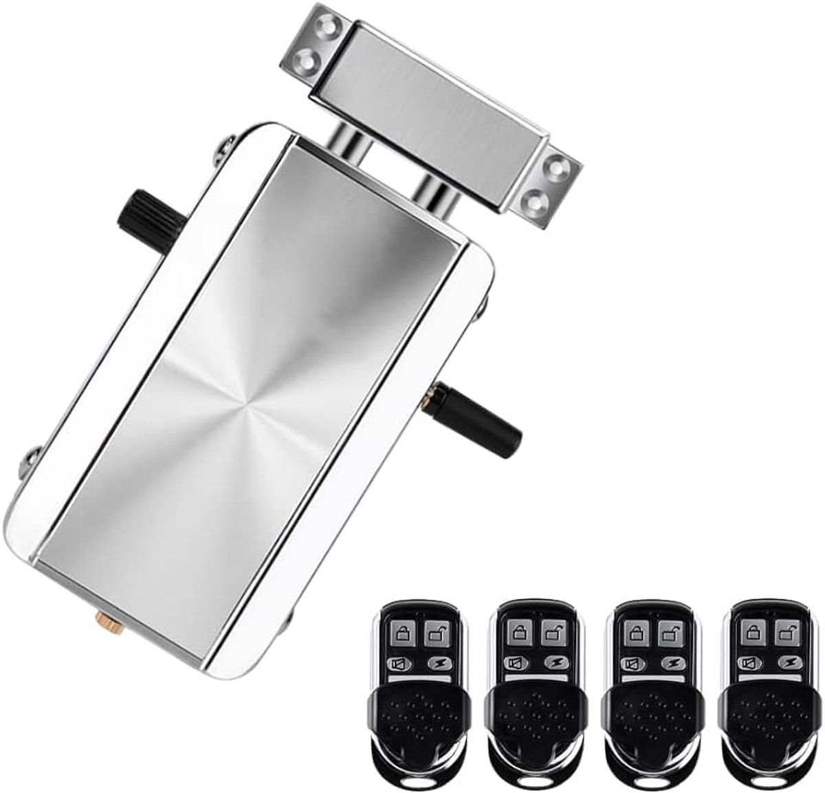 Deurslot Kit Afstandsbediening Sleutelloos Toegang Elektronisch Slot Smart Draadloos Anti-Diefstal Nachtslot Toegangscontrolesysteem voor Thuis Hotel Appartement