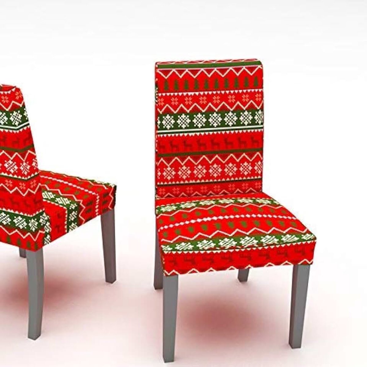 Stoel Covers Keuken Dining Seat Cover SnowCover Chair Cover Christmas Party Decor voor Home Xmas Gift Dekking van de kerststoel