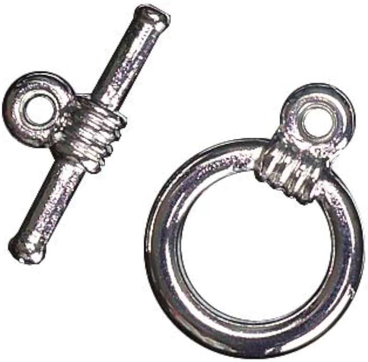 Knevelsluiting zilver 1 st