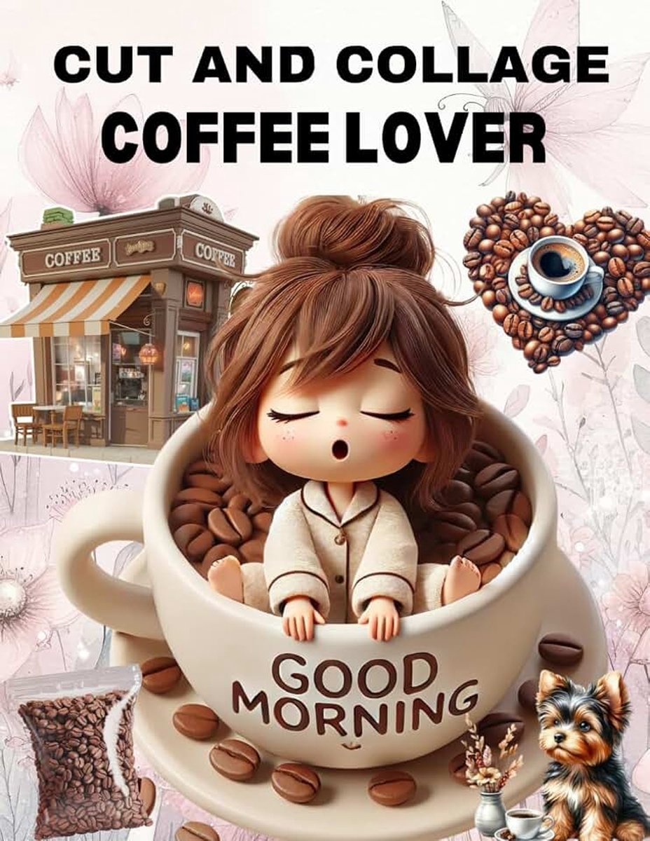 Coffee Lover Cut and Collage Book: High Quality Illustrations Of Peoples, For Ephemera, Junk Journals, Mixed Media, Paper Crafts, Scrapbooking, and More.