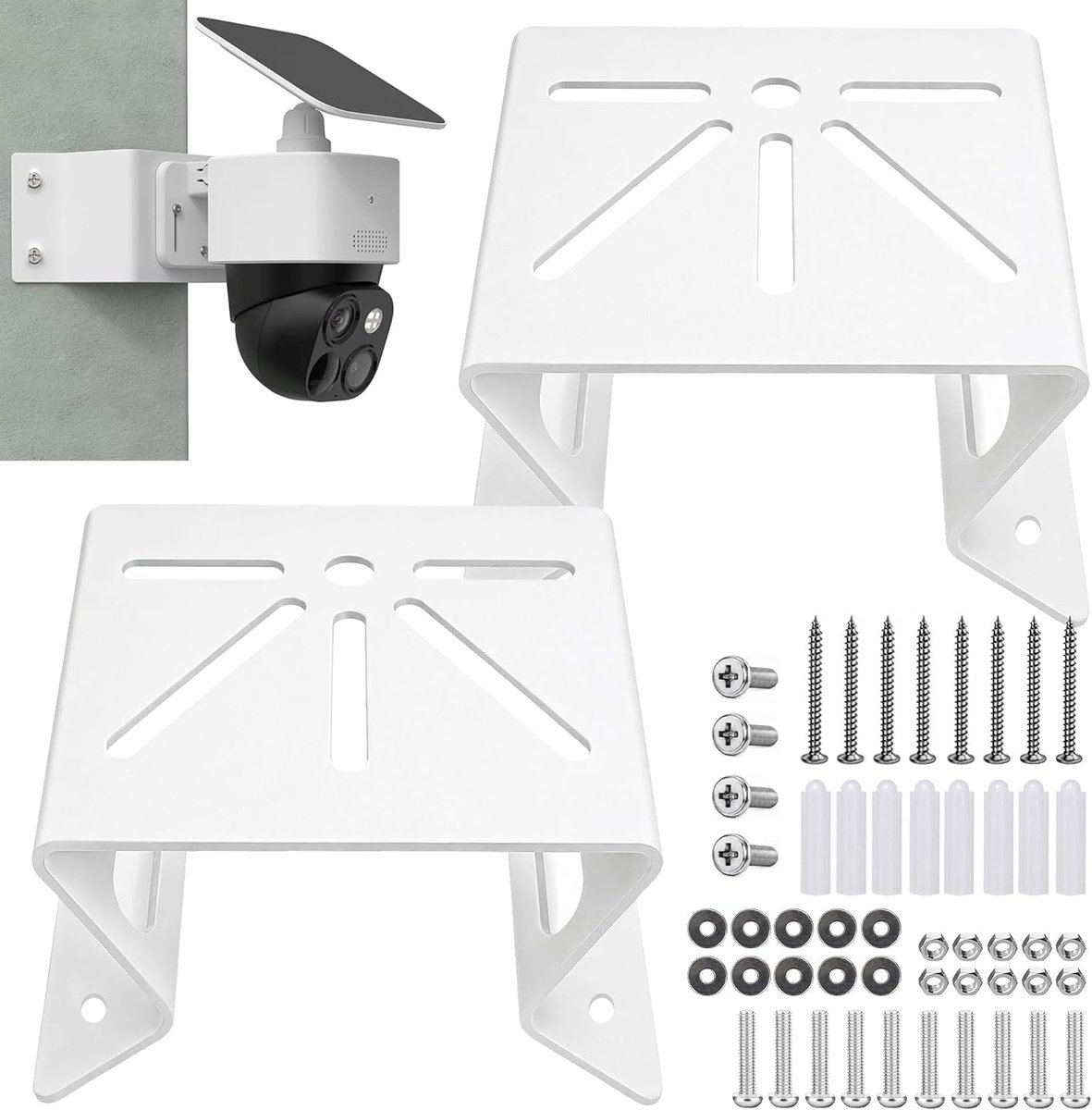 2 stuks buitenwand hoekhouder voor Eufy SoloCam S340/E30/E42