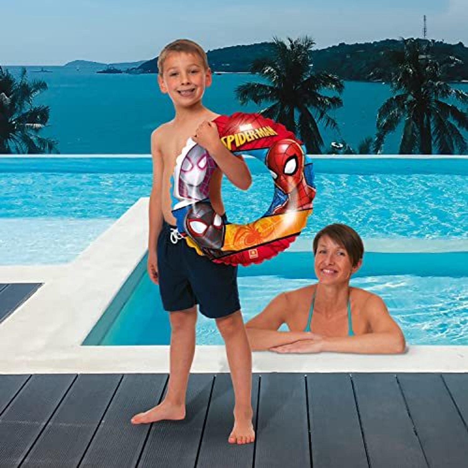 Spiderman Zwemring - Opblaasbare Donut voor Kinderen – foto 2