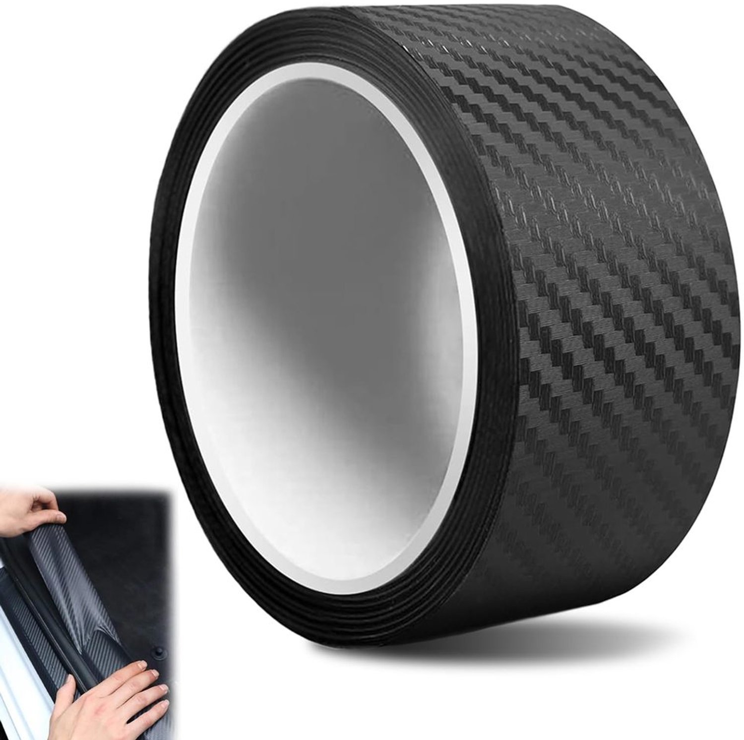 Carbonfolie voor Auto, 3 cm x 5 m, Zelfklevend