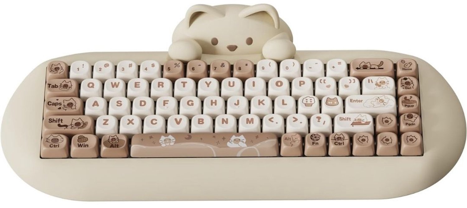 Mechanical Keyboard - Mechanisch Toetsenbord Gaming - Bruin