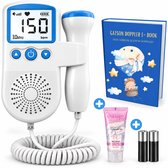 Gatson Doppler - Inclusief E-Book, Doppler Gel en Batterijen - Doppler baby - Baby hartje monitor - Babyshower - Zwangerschap