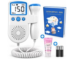 Gatson Doppler - Inclusief E-Book, Doppler Gel en Batterijen - Doppler baby - Baby hartje monitor - Babyshower - Zwangerschap