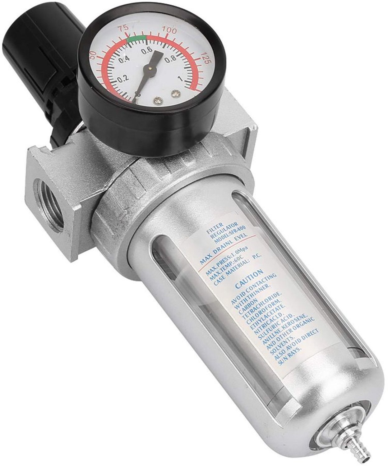 Luchtfilter en Regulator voor Compressor 1/2"