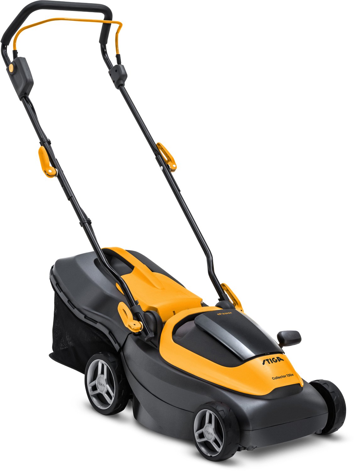 Bol.com STIGA Collector 136e Kit Grasmaaier - Accu - 34 cm - hybride opvangzak aanbieding